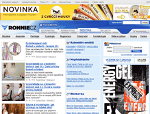 Tablet Screenshot of medicina.ronnie.cz