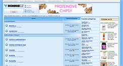 Desktop Screenshot of forum.ronnie.cz